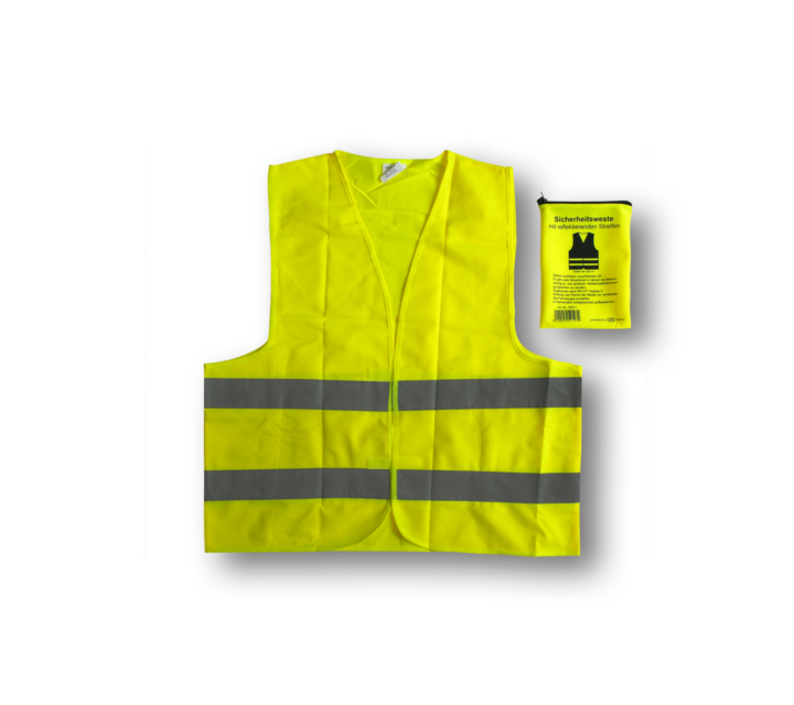 CPC Warnweste gelb in Tasche Gr. L