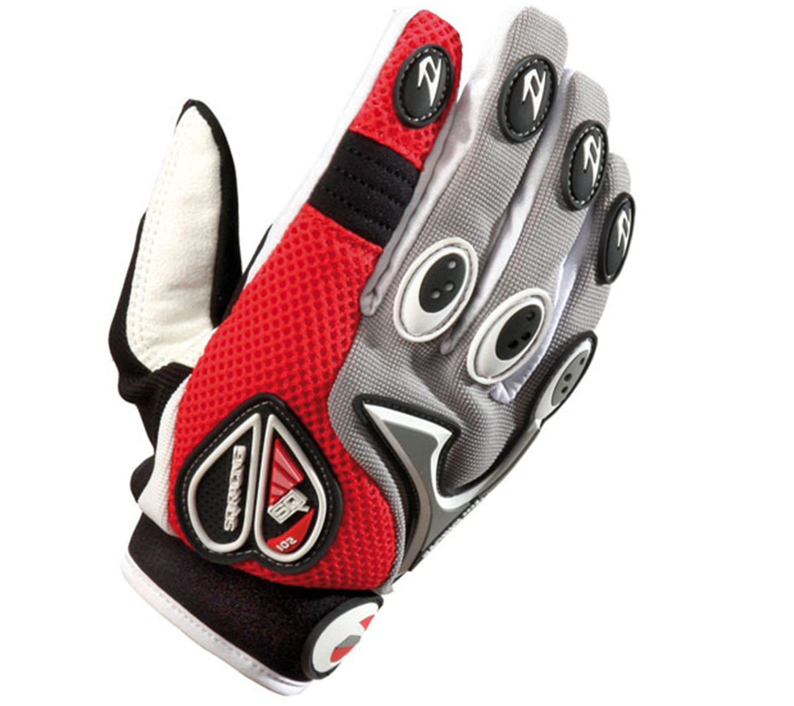SQ Handschuh Moto-MX II  rot / S