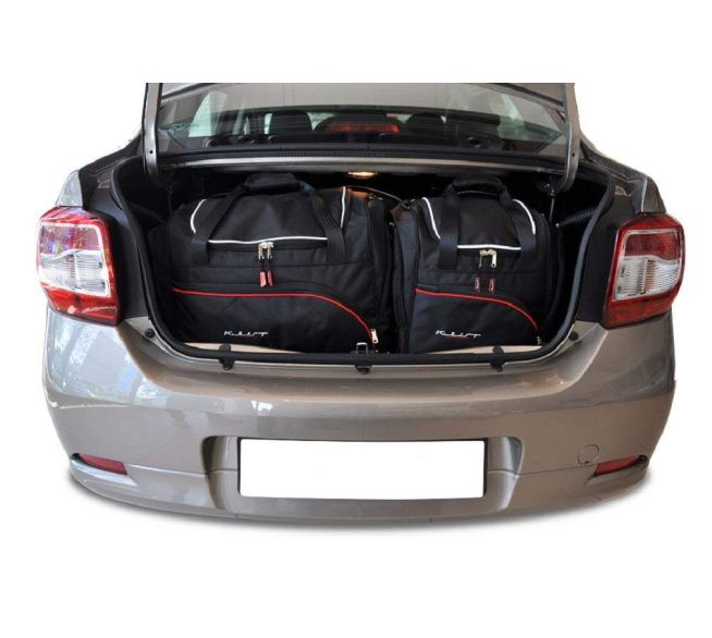KJUST DACIA LOGAN LIMOUSINE 2012-2020 Kofferraumtaschen Set 5 Stk.