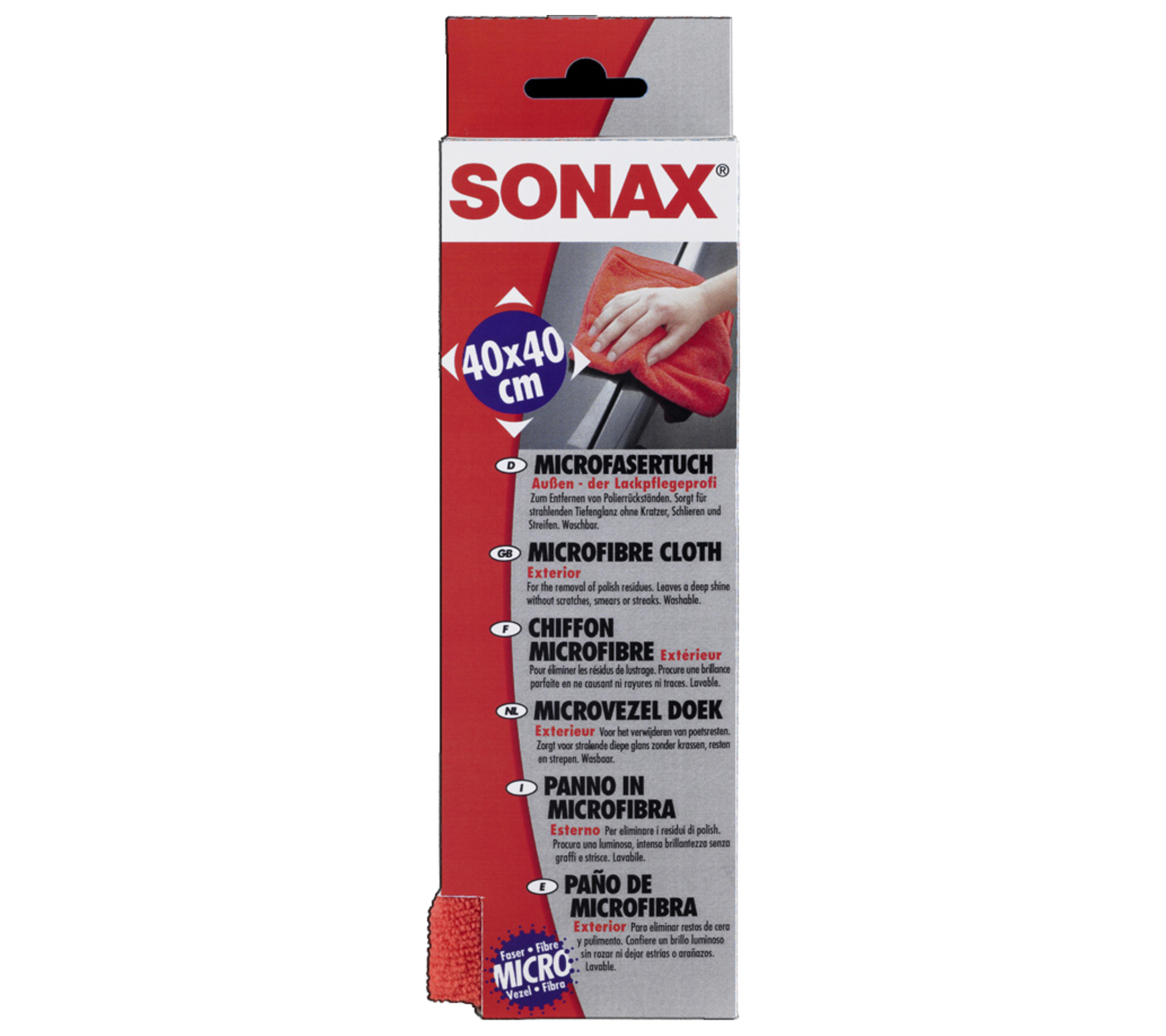 SONAX Mikrofasertuch außen