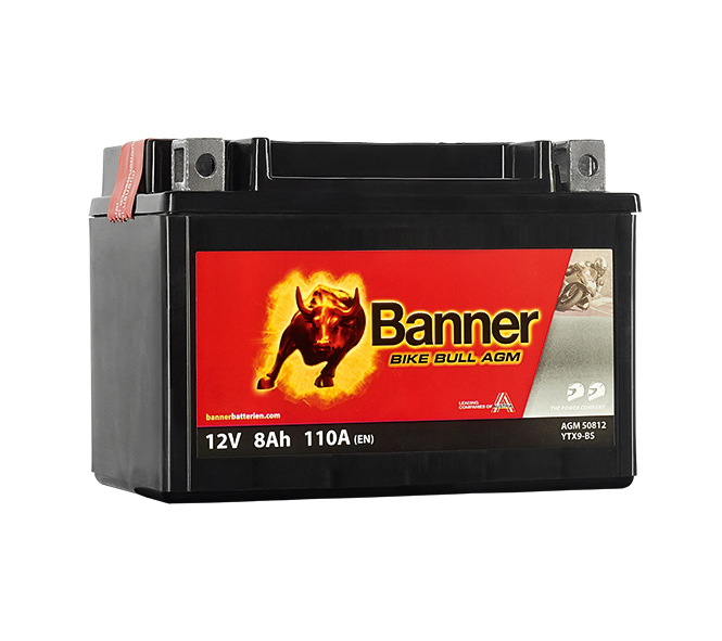 BANNER Bike Bull AGM 50812 YTX9-BS