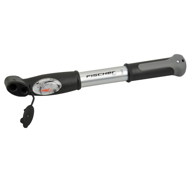 FISCHER Minipumpe Aluminium mit Doppelhub-Funktion