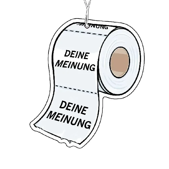GENUSSBRINGER Deine Meinung Klopapier Lufterfrischer