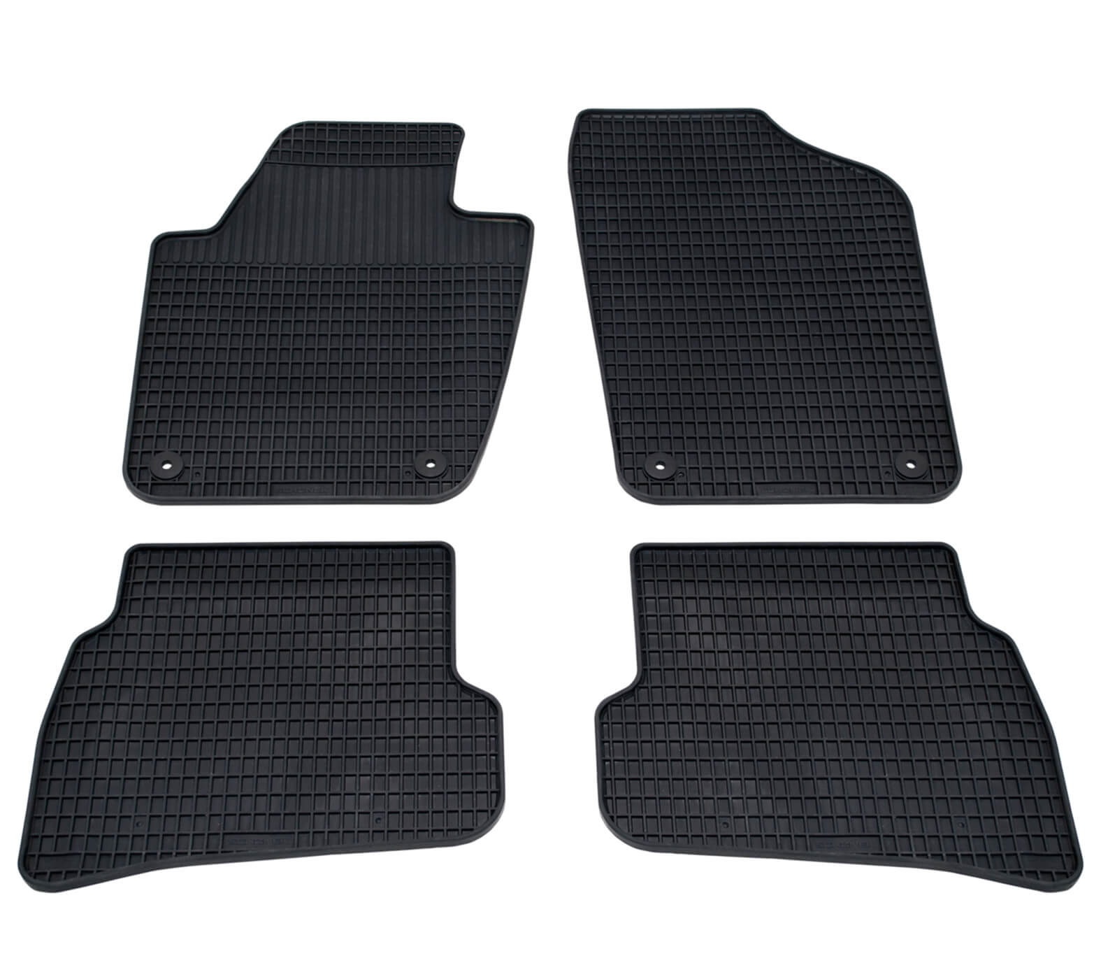 SCHOENEK Passform Fußmatten Set Gummi 4-tlg. für VW Polo