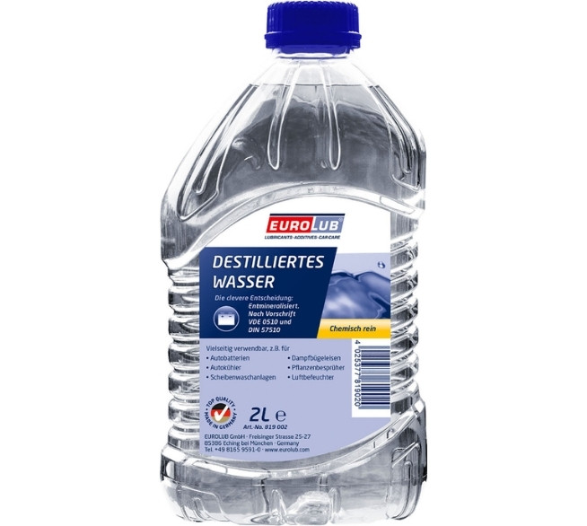 Destilliertes Wasser 2 Liter