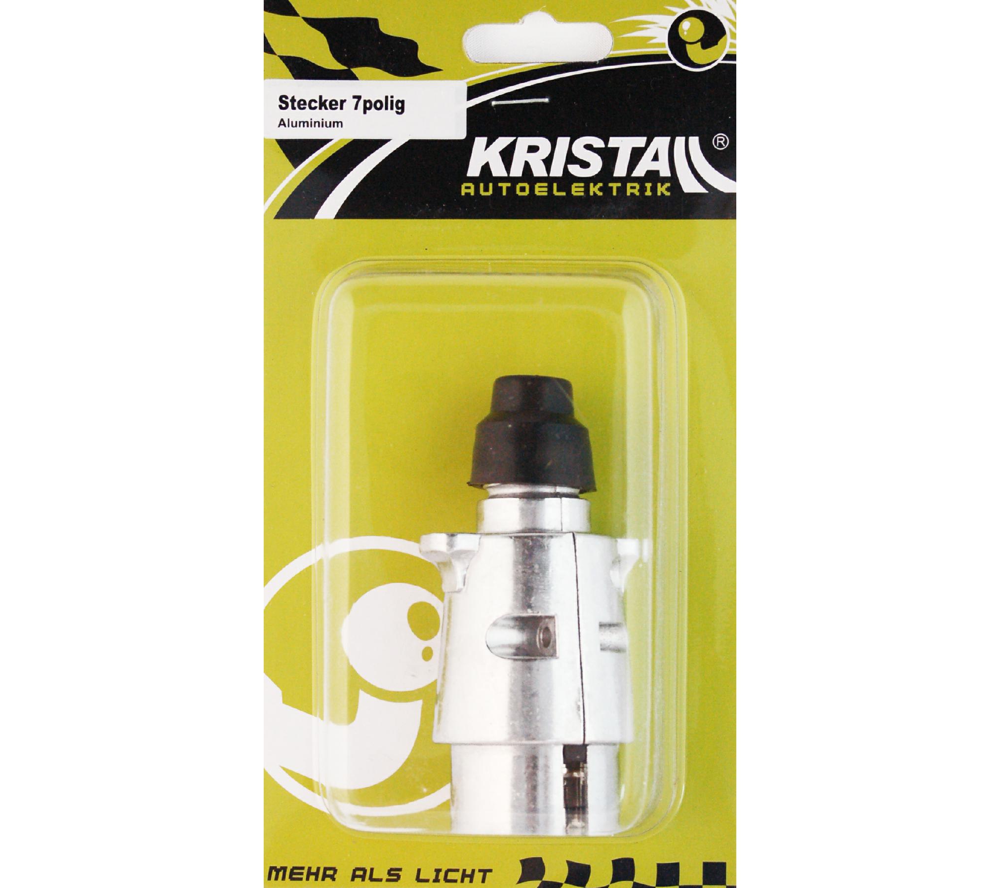 KRISTALL Stecker Alu 7-polig