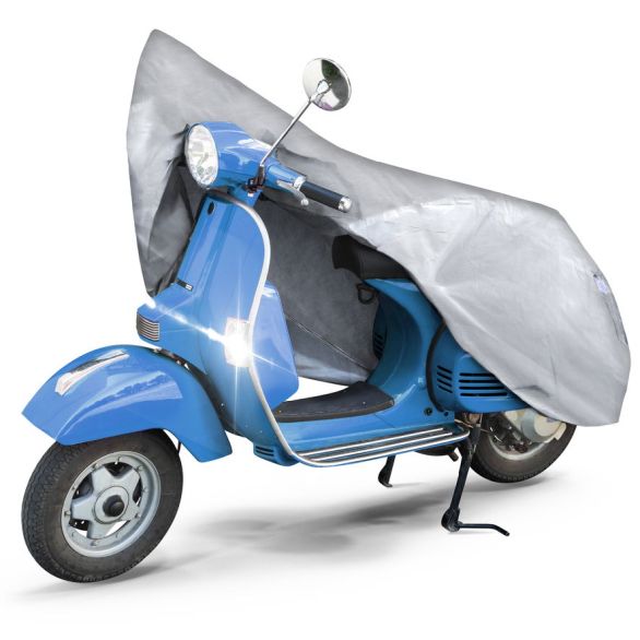 WALSER Motorrad Abdeckplane All Weather S, Vespa-Abdeckplane, Motorrad-Garage wasserdicht - 185x90x110 cm
