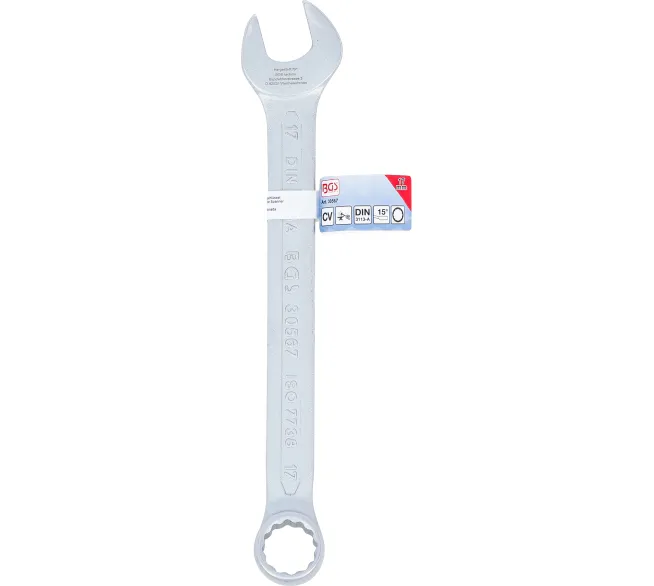 BGS TECHNIC Maul-Ringschlüssel 21mm 15°