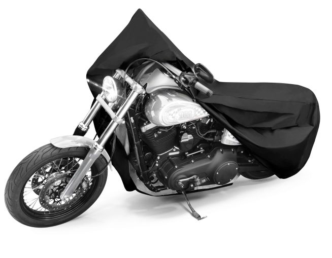 WALSER Motorrad Abdeckplane All Weather L, Motorrad Abdeckplane, Motorrad-Garage wasserdicht - 250x100x130 cm