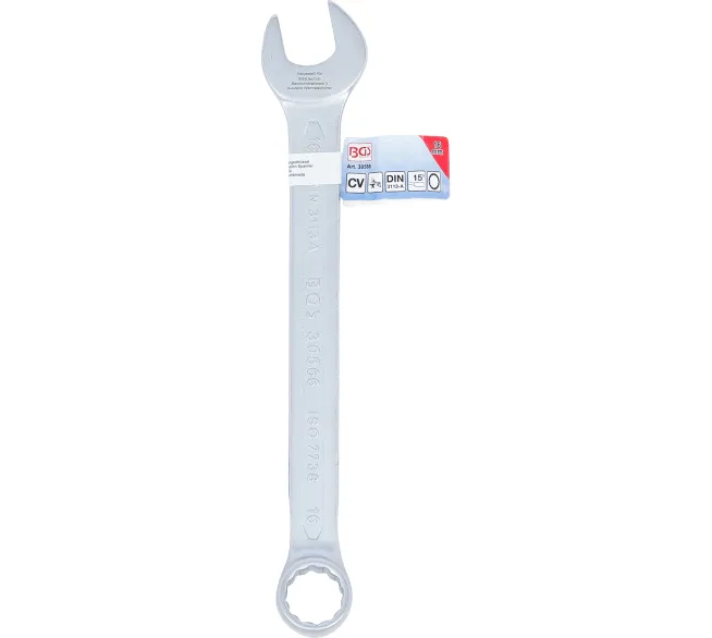 BGS TECHNIC Maul-Ringschlüssel 17mm 15°