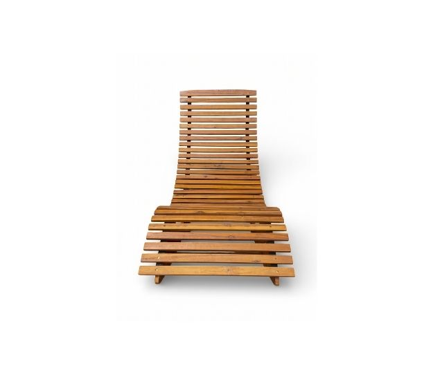 PRESTIGE Ergonomische Schwungliege Akazienholz