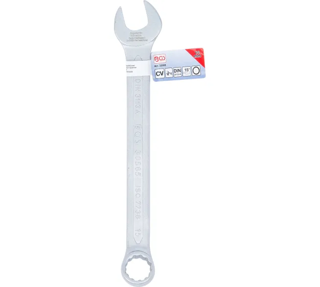 BGS TECHNIC Maul-Ringschlüssel 16mm 15°
