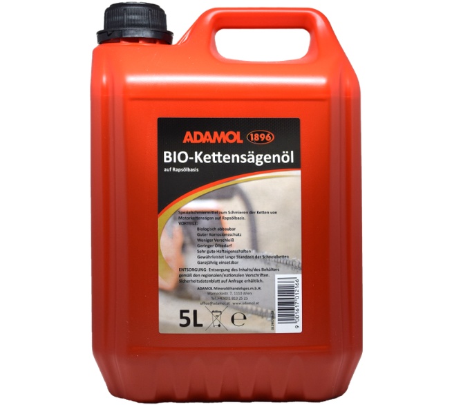 ADAMOL Kettensägenöl BIO 5 Liter