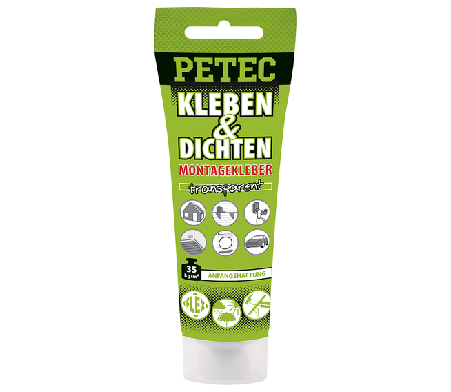 PETEC Kleben & Dichten Montagekleber transparent 80 ml