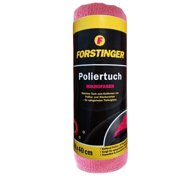 FORSTINGER Poliertuch Mikrofaser 40x40cm magenta