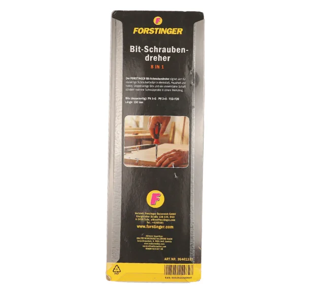FORSTINGER Bit-Schraubendreher 8 in 1
