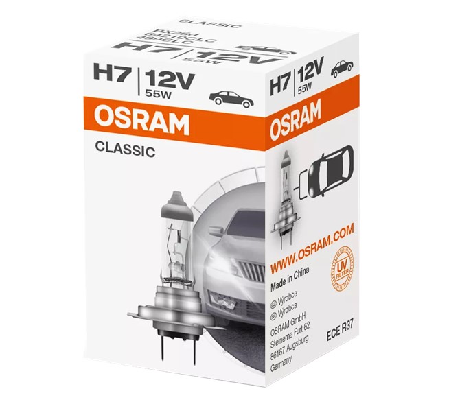 OSRAM H7 Classic Halogenlampe 12V 55W