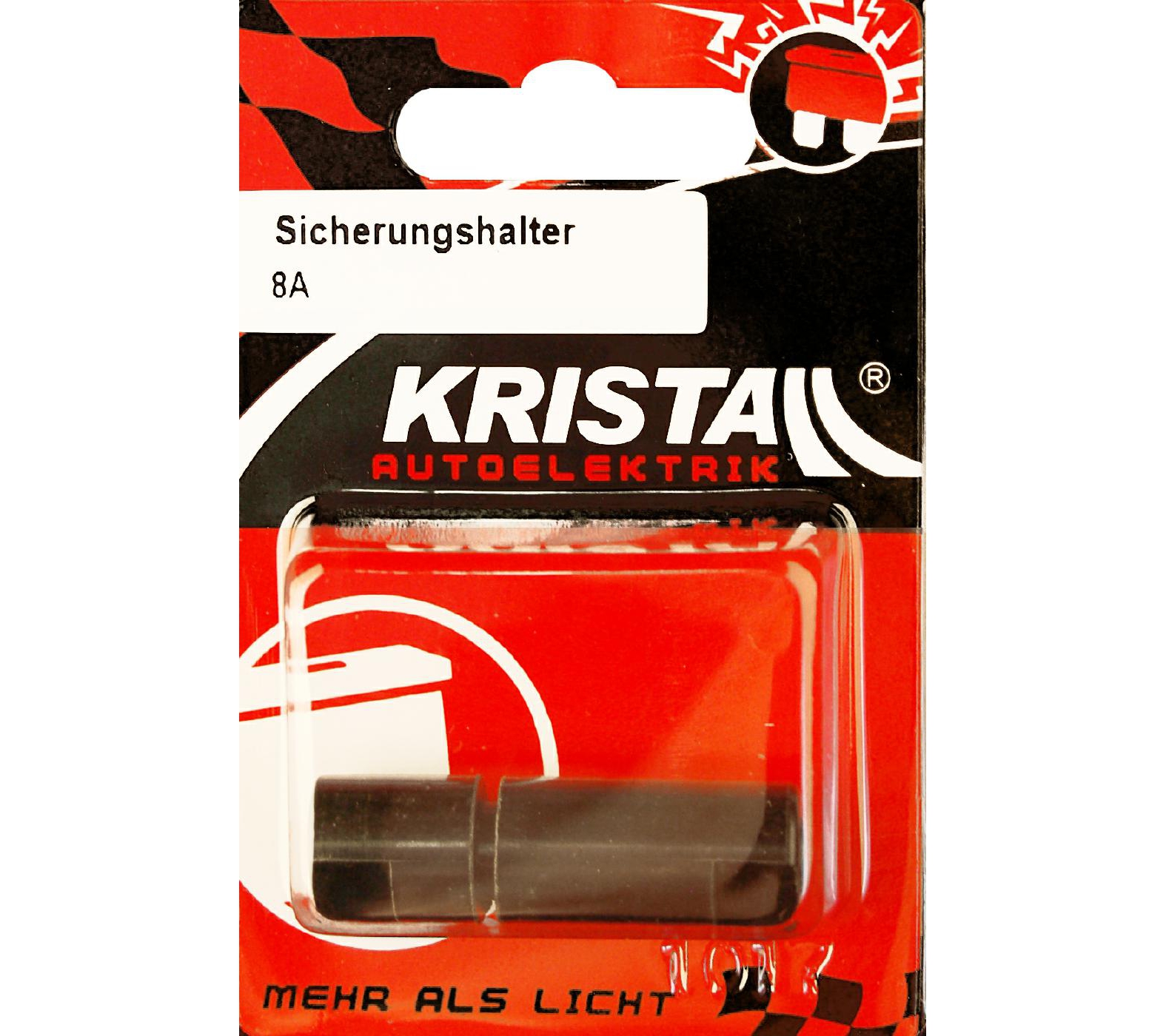 KRISTALL Sicherungshalter 8 Amp