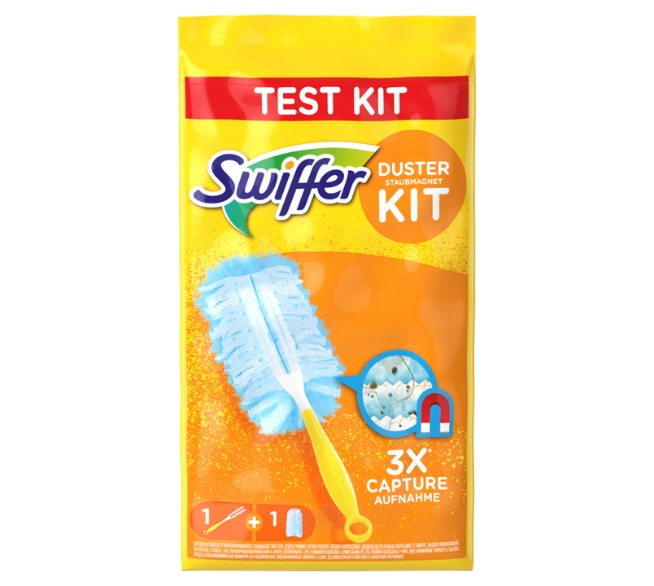SWIFFER Staubmagnet Starter (Griff + 1 Tuch)