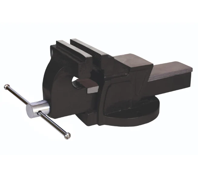 PRESTIGE Schraubstock fixiert aus SG Eisen 125mm