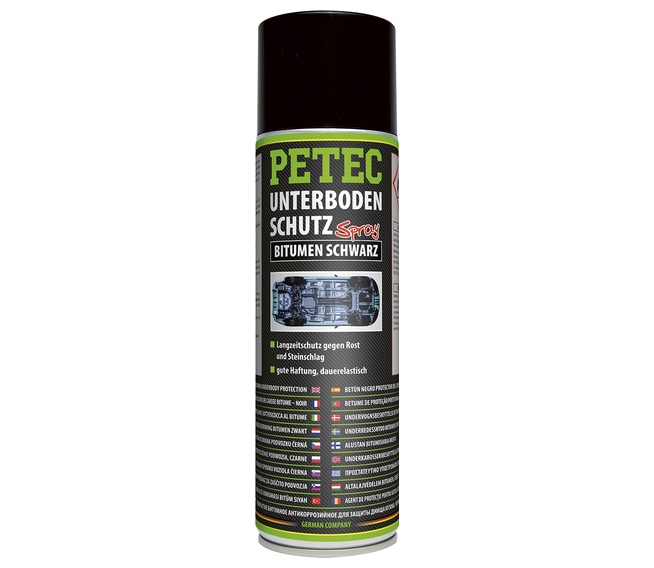 PETEC Unterbodenschutz Bitumen schwarz Spray 500 ml