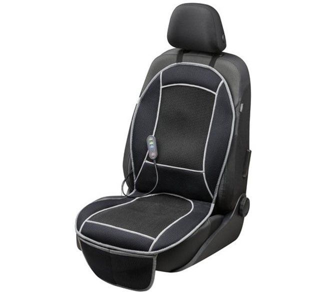 walser-heizsitzaufleger-coolheat-21491733 WALSER PKW-Sitzauflage CoolHeat mit Heiz-, Kühl- und Massagefunktion schwarz, 1 Stück
