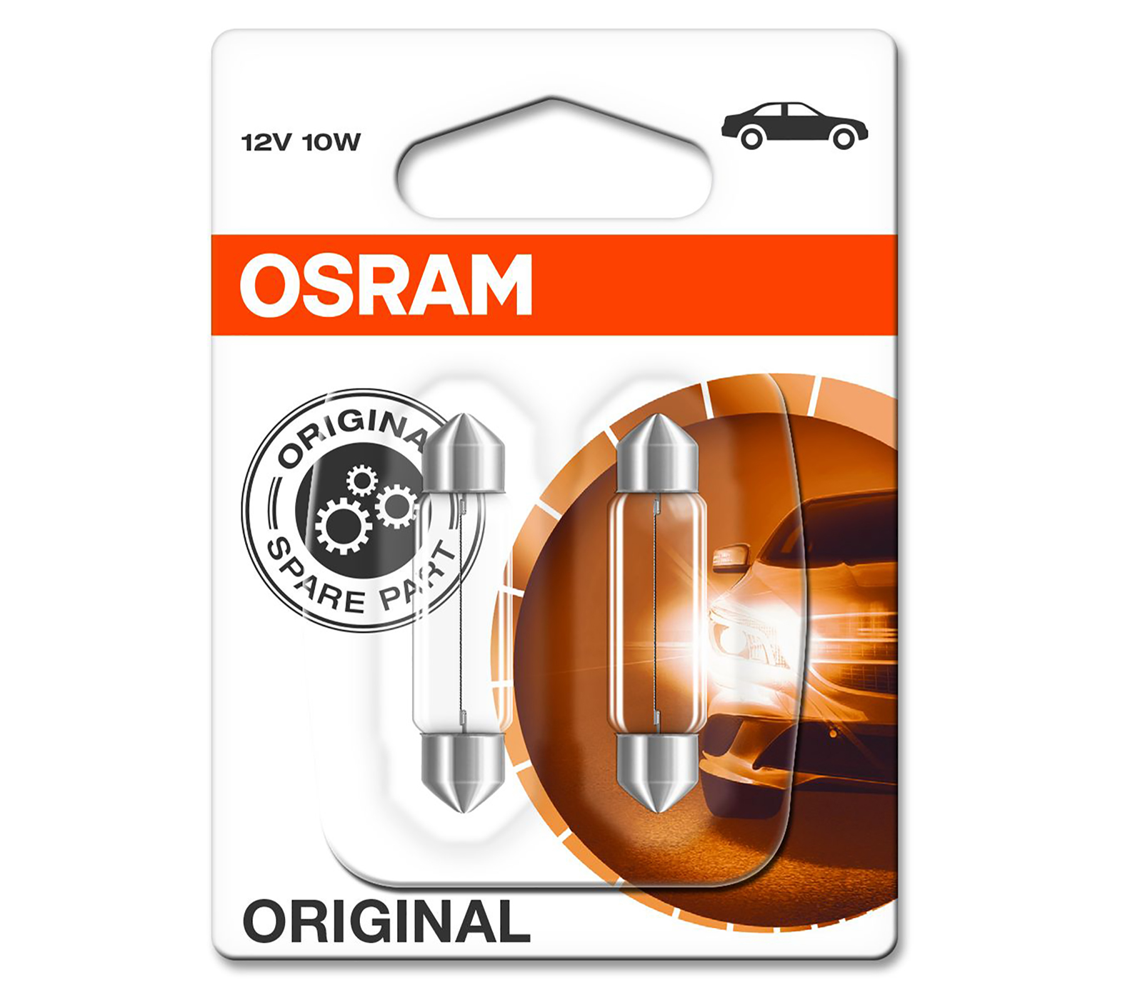 OSRAM Soffitten 12V 10W Kennzeichenbeleuchtung