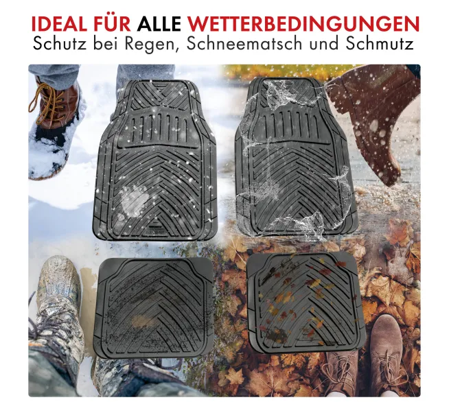 CARCOMFORT Gummimatte Herkules als strapazierfähige Automatte für den Innenraum