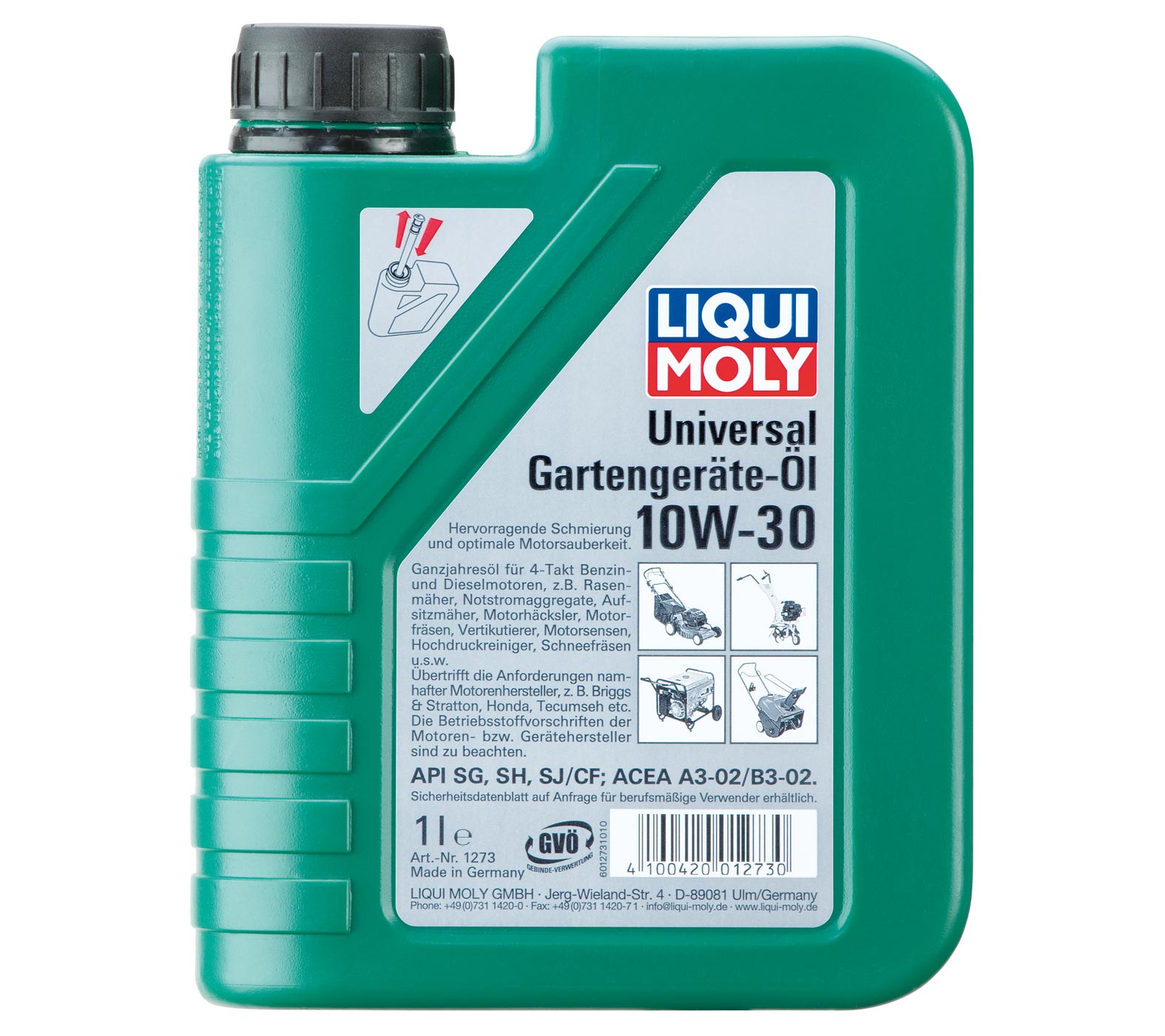 LIQUI MOLY Gartengeräte-Öl 10W-30 1 L