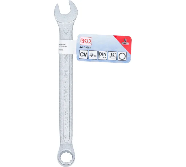 BGS TECHNIC Maul-Ringschlüssel 10mm 15°