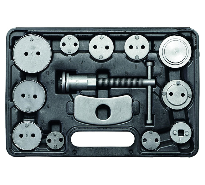 BGS TECHNIC DIY Set zum Rücksetzen der Bremskolben 13-tlg.