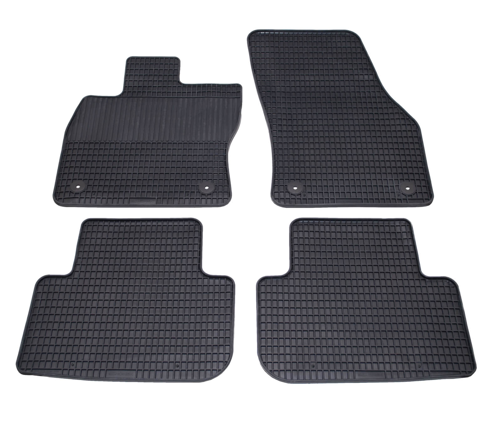 SCHOENEK Passform Fußmatten Set Gummi 4-tlg. für VW Golf Sportsvan