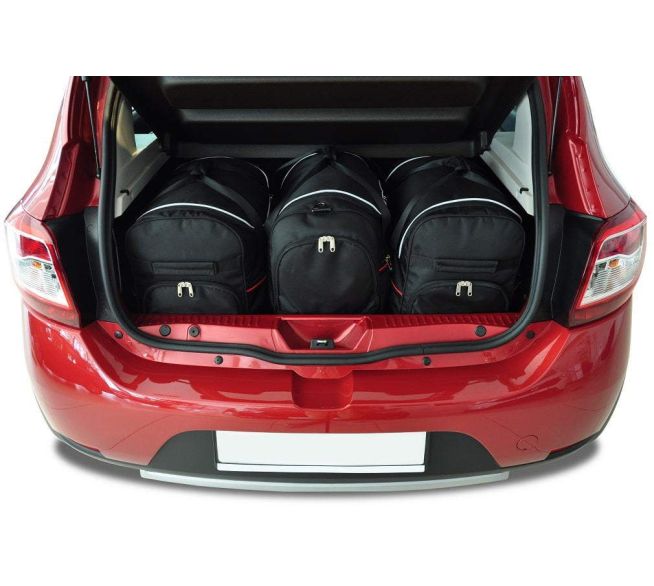 KJUST DACIA SANDERO 2011-2020 Kofferraumtaschen Set 3 Stk.