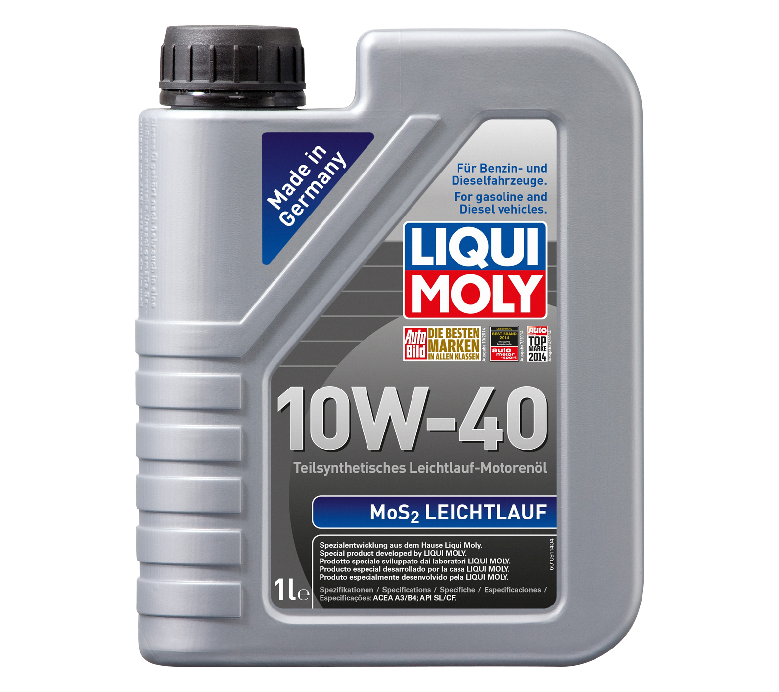 LIQUI MOLY M0S2 Leichtlauf 10W-40 1 L