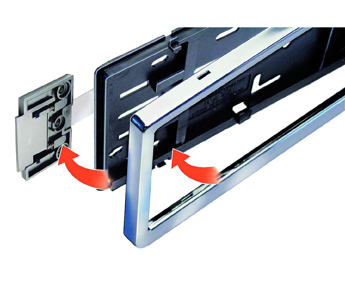 META CHROM Secumat Wechselkennzeichenhalter