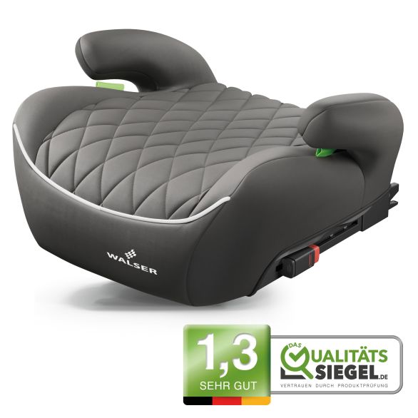WALSER Kindersitzerhöhung Auto Andy mit ISOFIX-Schienen, R 129 geprüft