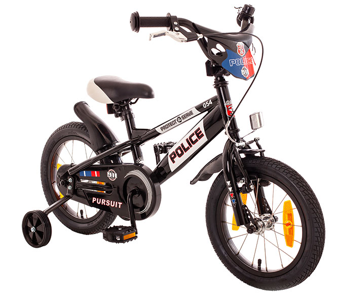 BACHTENKIRCH Kinderrad New Police 14 Zoll