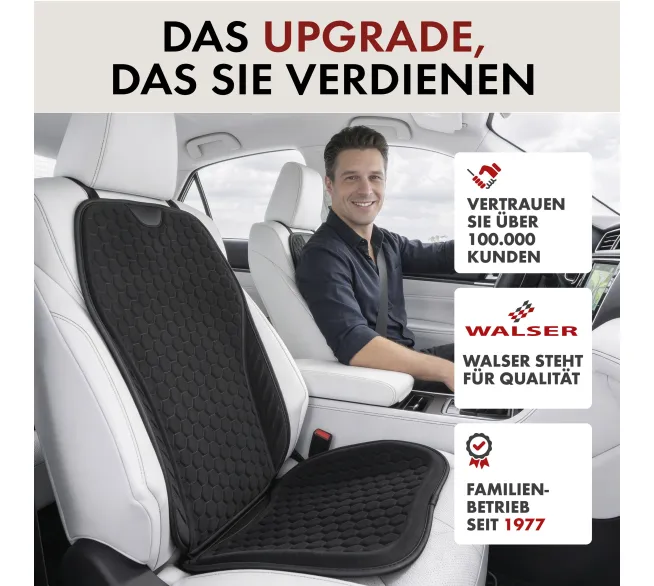 WALSER Sitzaufleger Avero als bequemer Schutz für den Autositz