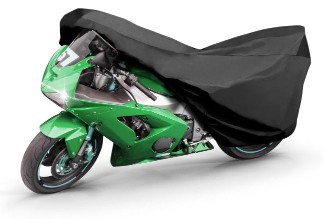 WALSER Motorrad Abdeckplane All Weather M, Motorrad Abdeckplane, Motorrad-Garage wasserdicht - 215x95x120 cm