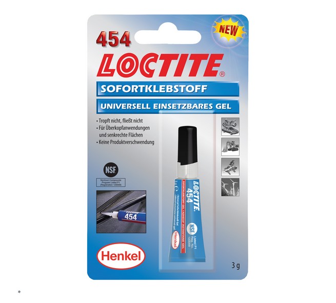 LOCTITE Sofortklebstoff 454 Universell einsetzbares Gel 3 g