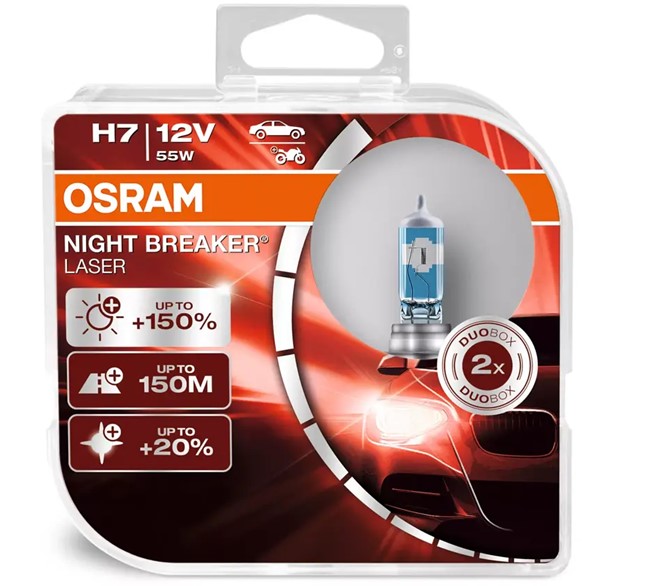 OSRAM H7 Night Breaker Laser Duobox
