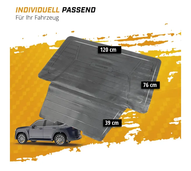 CARCOMFORT Kofferraummatte Bootguard als robuster Schutz für den Kofferraum