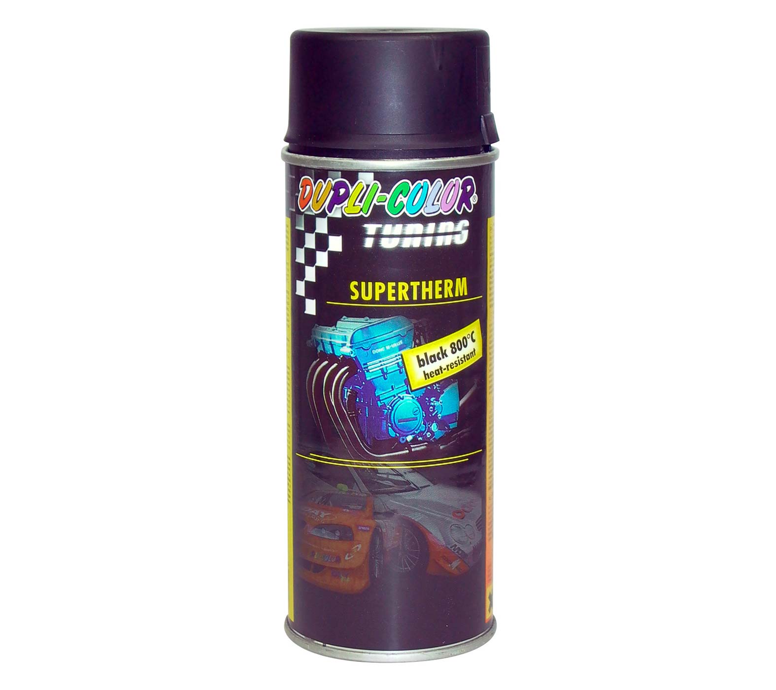 DUPLI COLOR Hitzefest Spray schwarz 800°C 400 ml