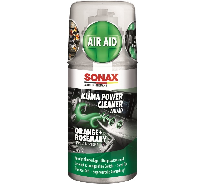 SONAX KlimaPowerCleaner AirAid Orange+Rosemary, 100 ml