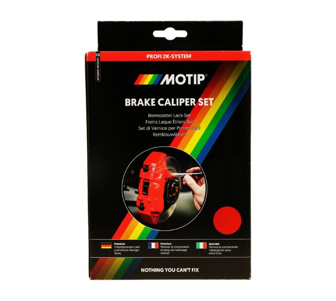MOTIP Bremssattellack Set racingrot