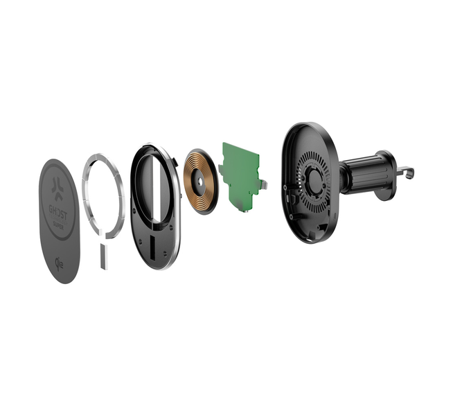 Celly GHOSTSUPMAGQI2 magnetische Qi2-Ladehalterung, 15 W