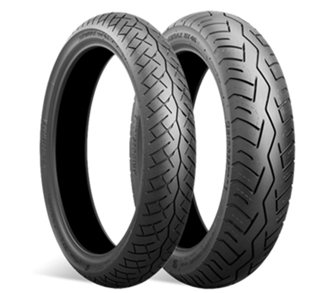 BRIDGESTONE BATTLAX BIAS TOURING BT46 110/90 - 18 61H  TL FRONT