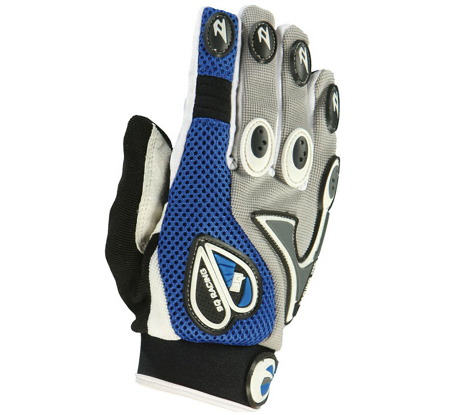SQ Handschuh Moto-MX II  blau / XL