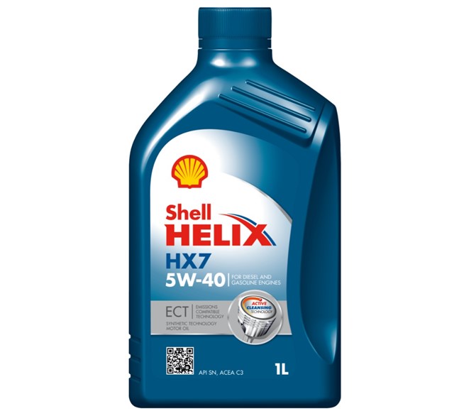 SHELL Helix HX7 ECT, 5W-40, 1 Liter