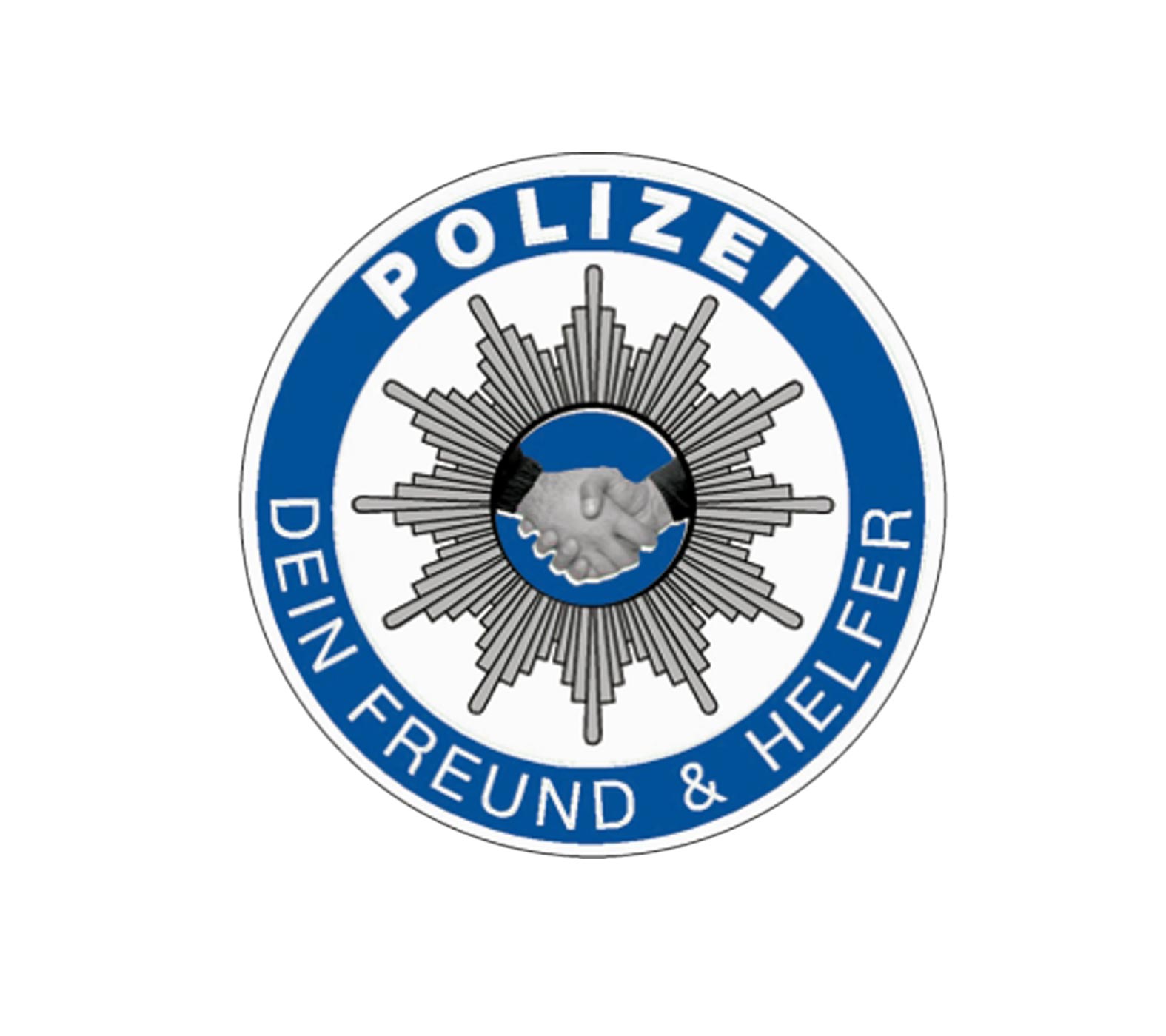 SCHUETZ Aufkleber Polizei - Dein Freund und Helfer